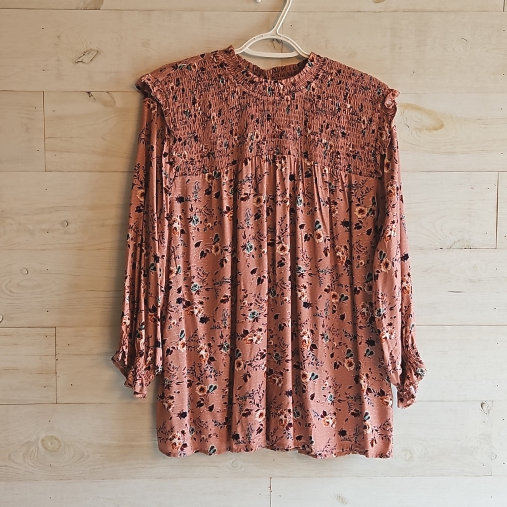 Ruffle Boho Blouse